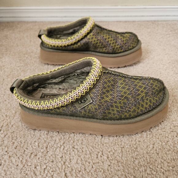 UGG Tasman Maxi "Burnt Olive" slippers 8 - Picture 5 of 7